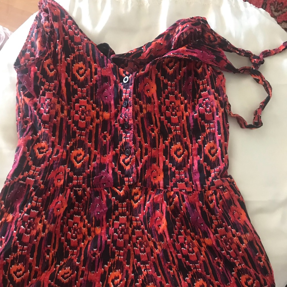 tribal romper cover-up